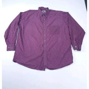 Resistol Shirt Mens XL Purple Paisley Cowboy‎ Western Core Rodeo Ranch Wear